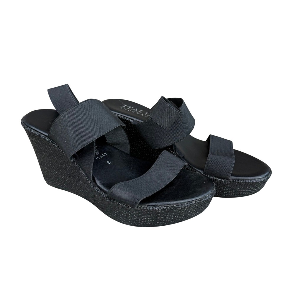 Italian Shoemakers Wedge Sandals Size 8